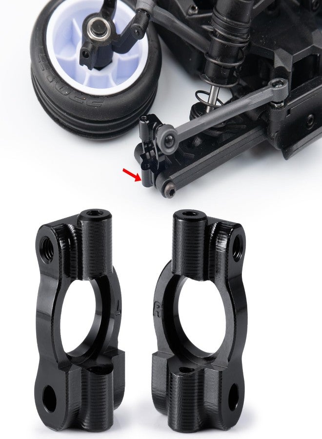 JGGZONE RC Aluminum Front Steering Knuckles Caster Blocks C Hubs Carriers for 1/24 Buggy Losi Micro-B Upgrades (Front Steering Cup & Caster Block) - Image 5